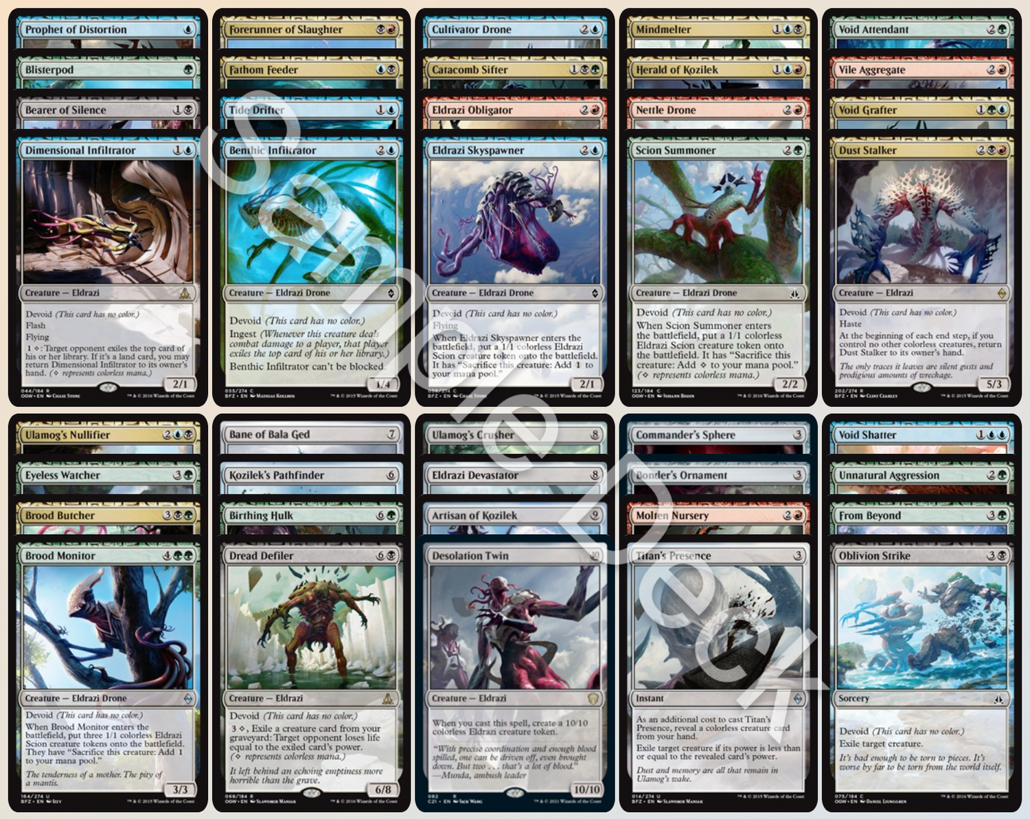 Eldrazi - Morophon, the Boundless - Commander Deck Eldrazi - Morophon, the Boundless - Commander Deck