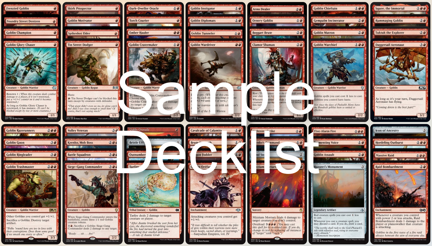Goblins - Krenko Mob Boss - Commander Deck Goblins - Krenko Mob Boss - Commander Deck