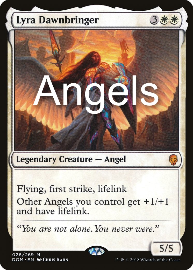 Angels - Lyra Dawnbringer - Commander Deck Angels - Lyra Dawnbringer - Commander Deck