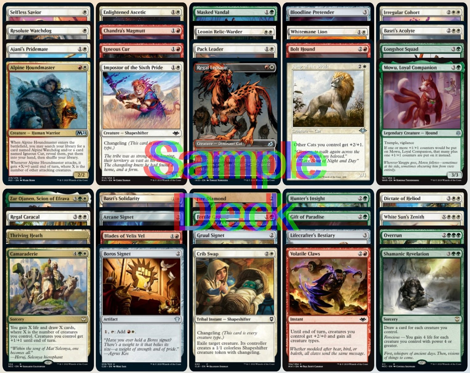 Cats & Dogs - Rin and Seri, Inseparable - Commander Deck Crusty Games Cats & Dogs - Rin and Seri, Inseparable - Commander Deck Crusty Games