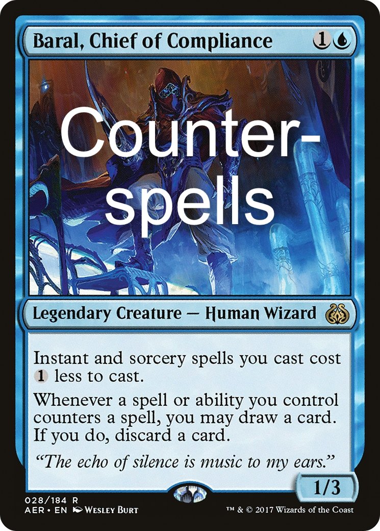 Counterspells - Baral, Chief of Compliance - Commander Deck - Crusty Games