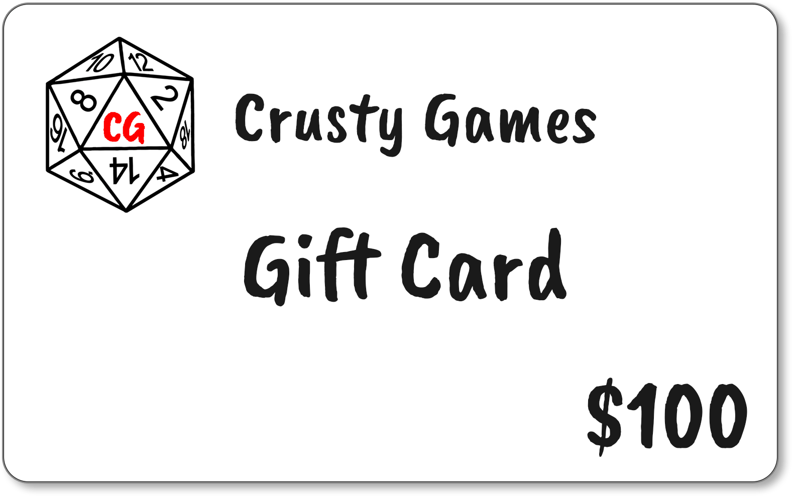 Crusty Games Gift Card