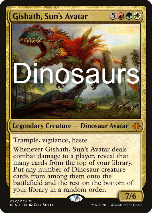 Dinosaurs - Gishath, Sun's Avatar - Commander Deck - PRESALE - Crusty Games