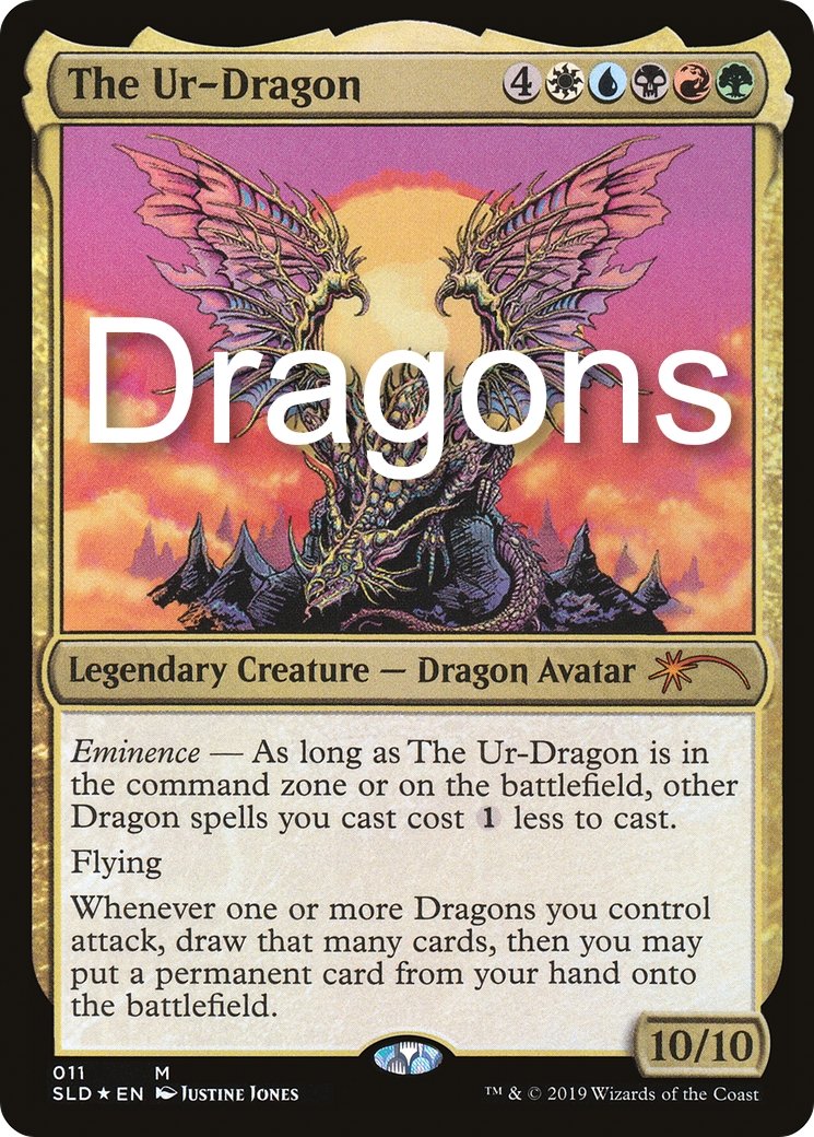 Dragons - The Ur-Dragon - Commander Deck - Secret Lair Drop SLD Version Dragons - The Ur-Dragon - Commander Deck - Secret Lair Drop SLD Version