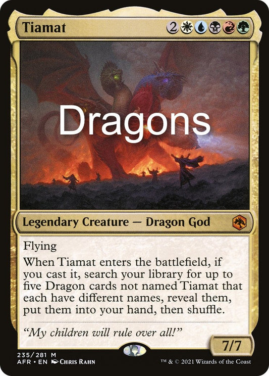Dragons - Tiamat - Commander Deck - Crusty Games