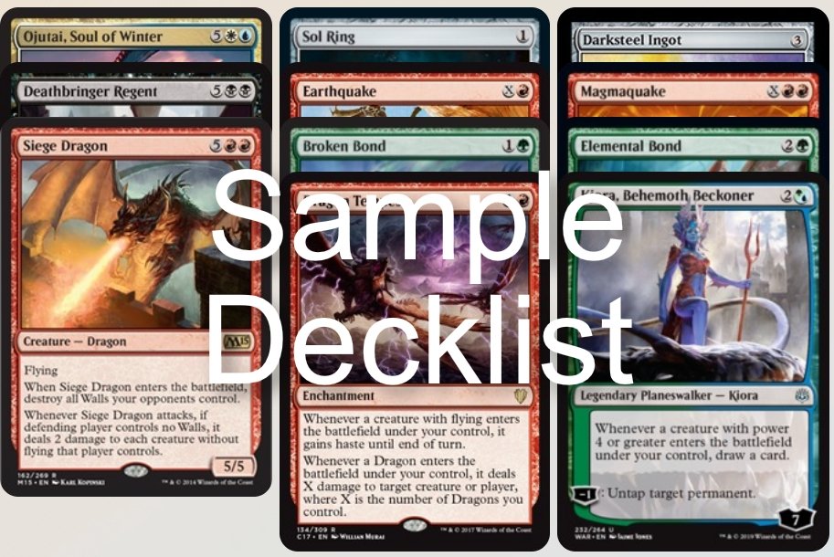 Dragons - Tiamat - Commander Deck Dragons - Tiamat - Commander Deck