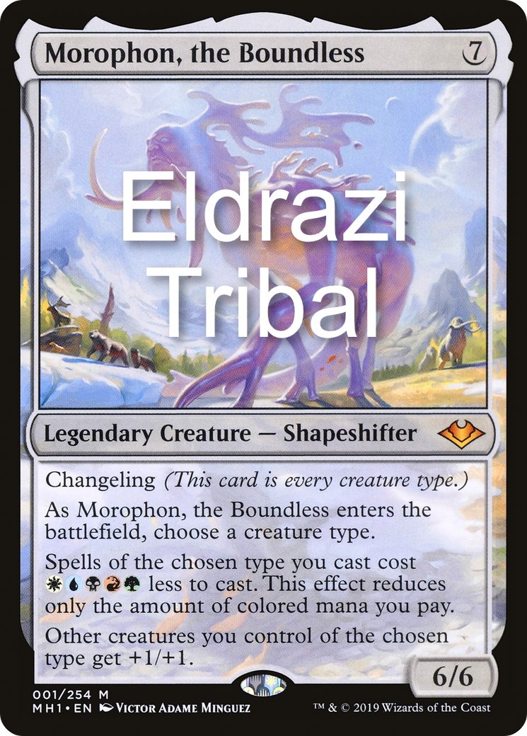 Eldrazi - Morophon, the Boundless - Commander Deck Eldrazi - Morophon, the Boundless - Commander Deck