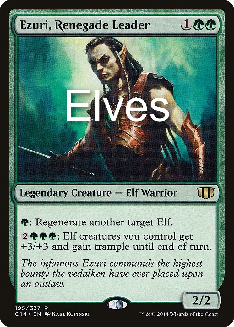 Elves - Ezuri, Renegade Leader - Commander Deck Elves - Ezuri, Renegade Leader - Commander Deck