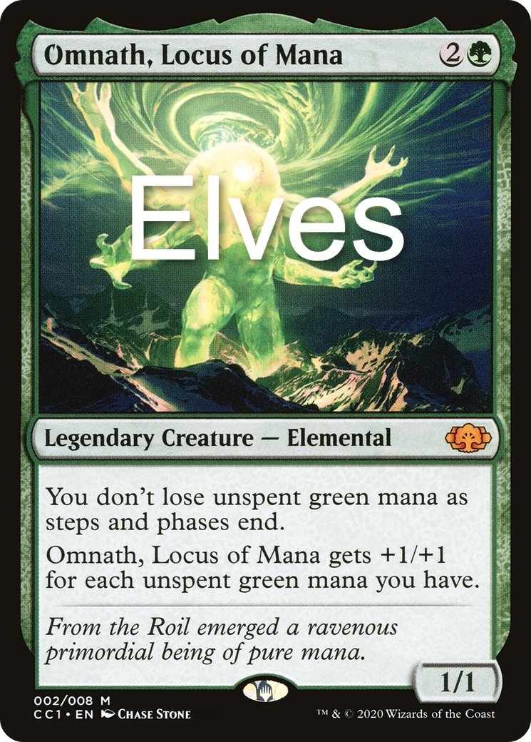 Elves - Omnath Locus of Mana - Commander Deck Elves - Omnath Locus of Mana - Commander Deck