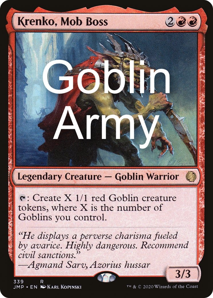Goblins - Krenko Mob Boss - Commander Deck Goblins - Krenko Mob Boss - Commander Deck