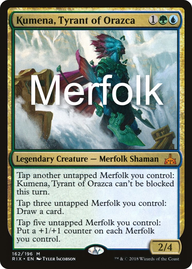 Merfolk Tribal Commander Deck - Kumena Tyrant of Orazca - EDH 100 Cards Merfolk Tribal Commander Deck - Kumena Tyrant of Orazca - EDH 100 Cards