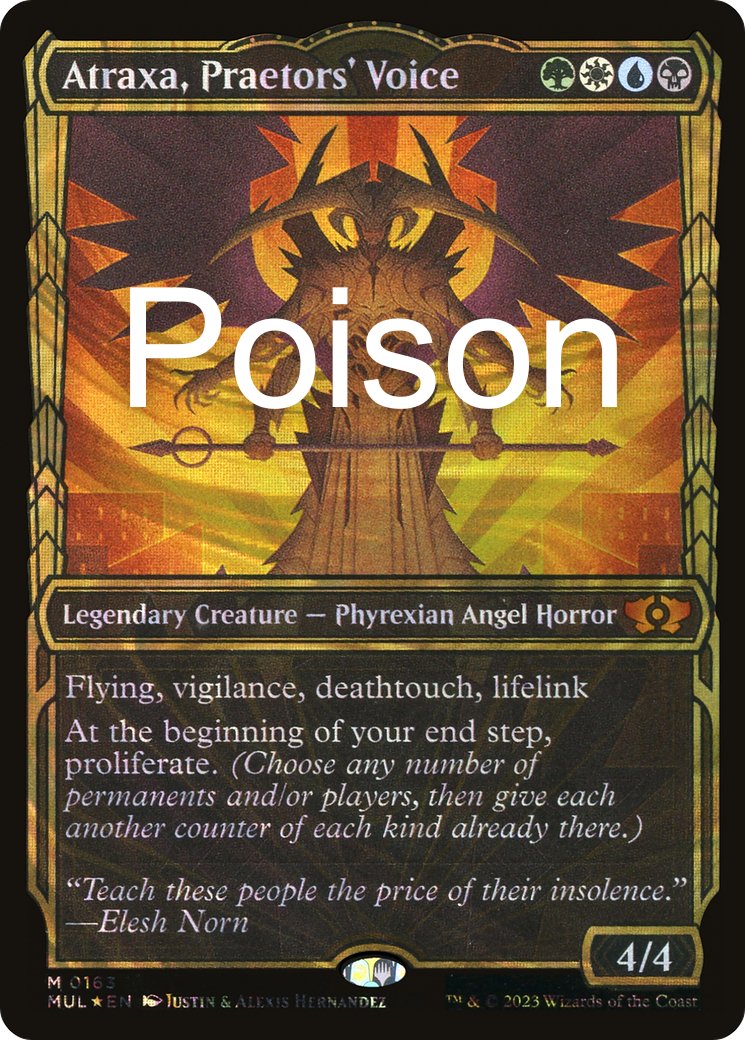 Poison - Atraxa, Praetors' Voice - Commander Deck Poison - Atraxa, Praetors' Voice - Commander Deck