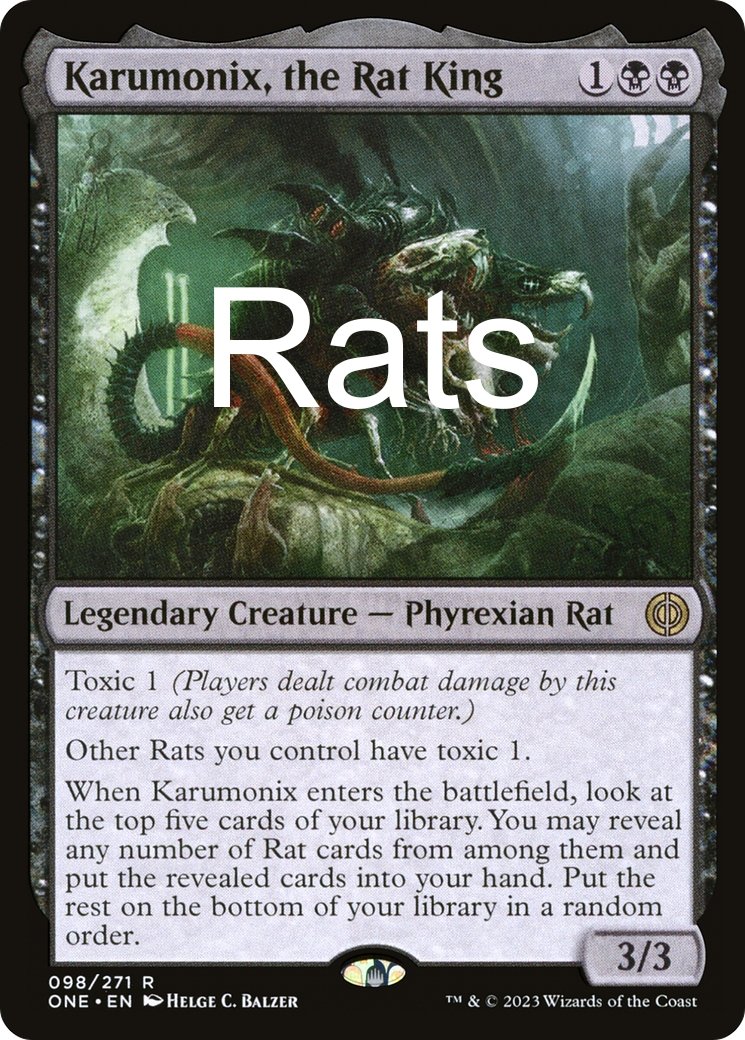 Rats Commander Deck - Karumonix, the Rat King - EDH - Rat Tribal Rats Commander Deck - Karumonix, the Rat King - EDH - Rat Tribal