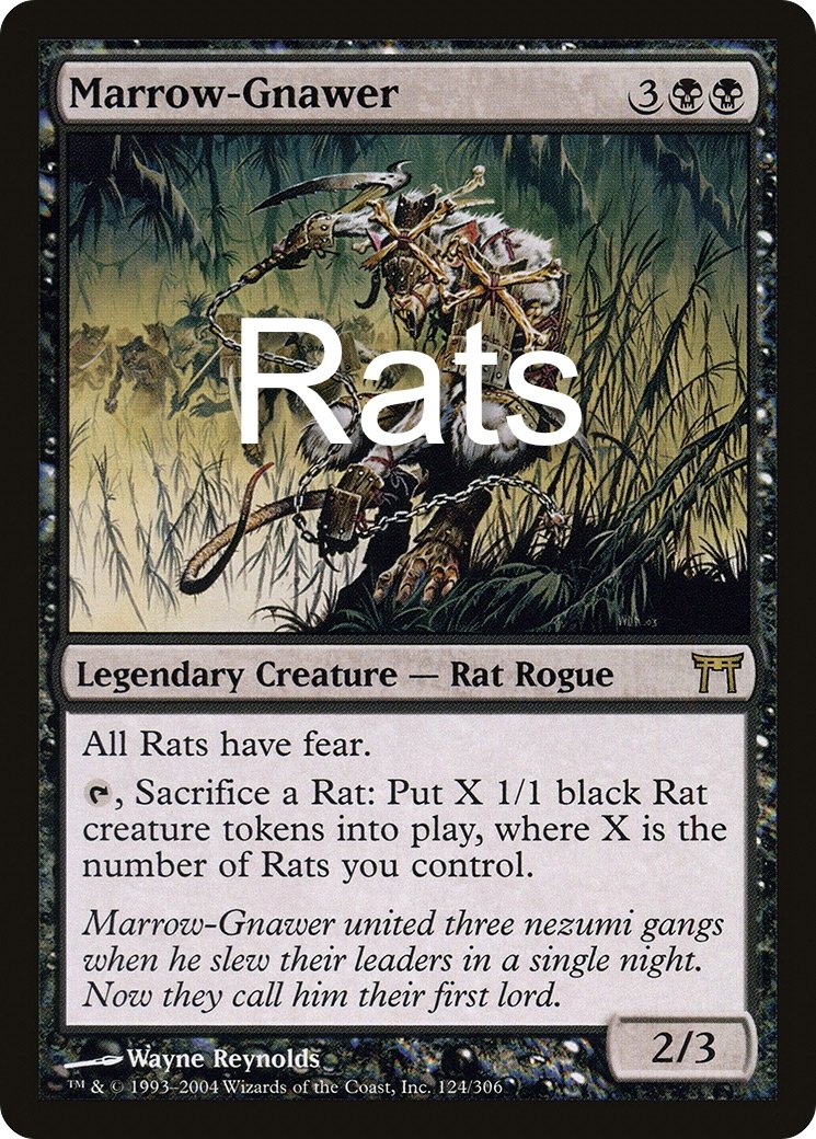 Rats Commander Deck - SLD Marrow-Gnawer - EDH - Rat Tribal Rats Commander Deck - SLD Marrow-Gnawer - EDH - Rat Tribal