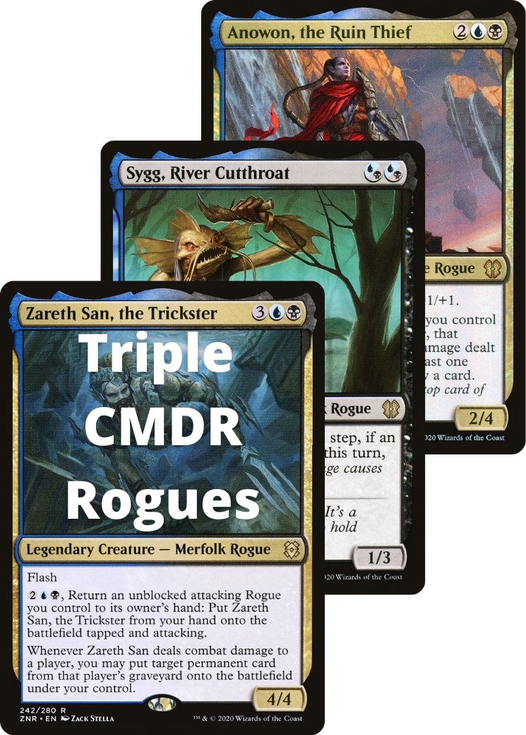 Rogues - Triple Commander - Commander Deck Rogues - Triple Commander - Commander Deck