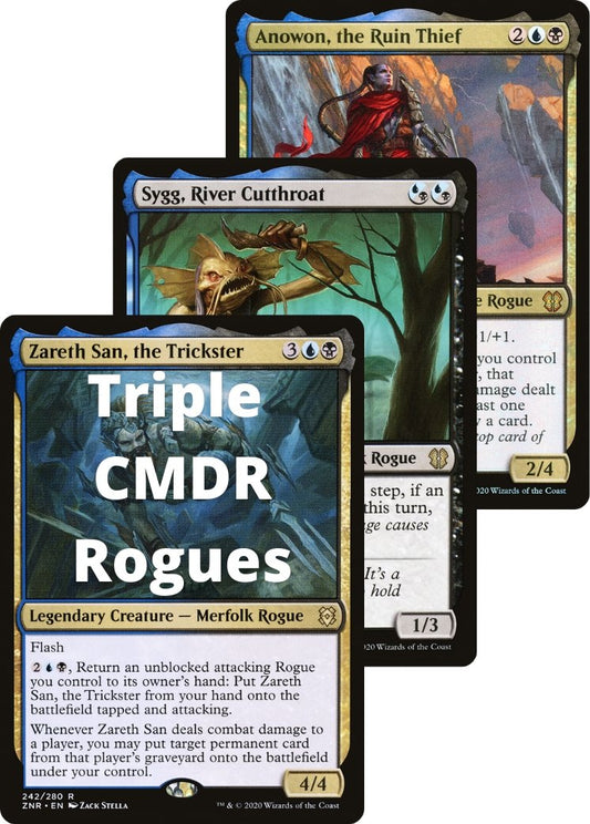 Rogues - Triple Commander - Commander Deck - Crusty Games