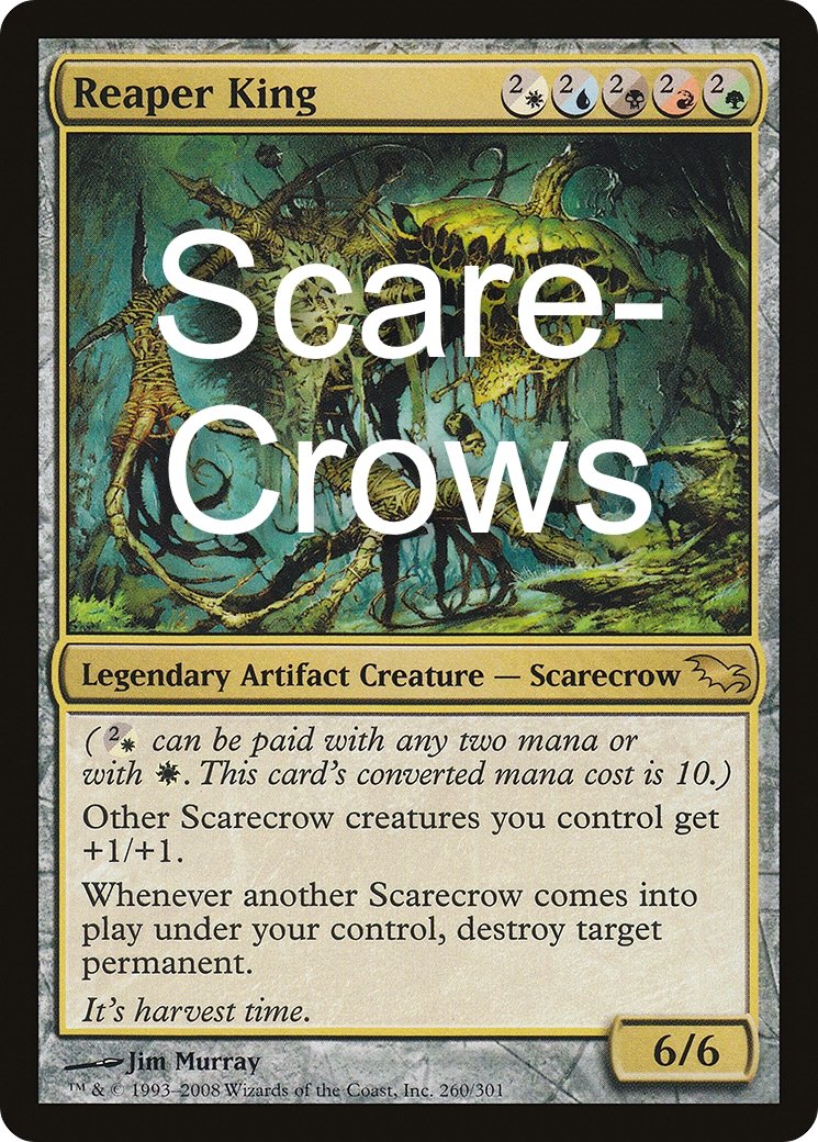 Scarecrows Commander Deck - EDH - Reaper King - Classic Version Scarecrows Commander Deck - EDH - Reaper King - Classic Version