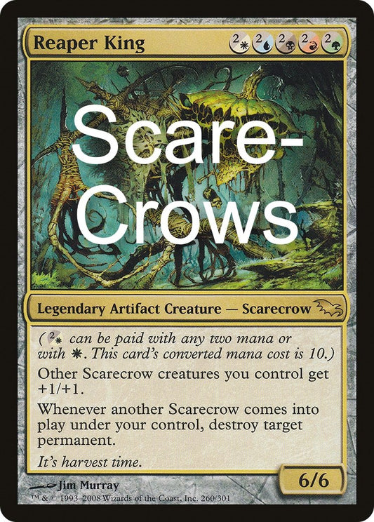 Scarecrows - Reaper King - Commander Deck - Classic Art - Crusty Games
