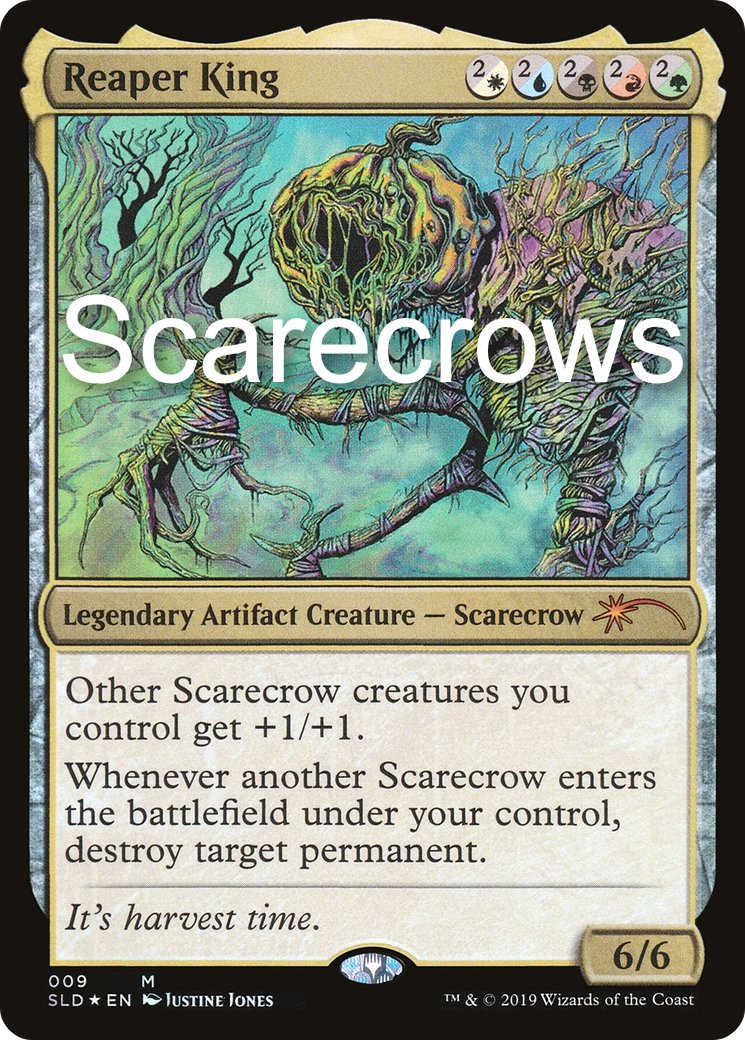 Scarecrows - Reaper King - Commander Deck - SLD Secret Lair Drop Art - Crusty Games