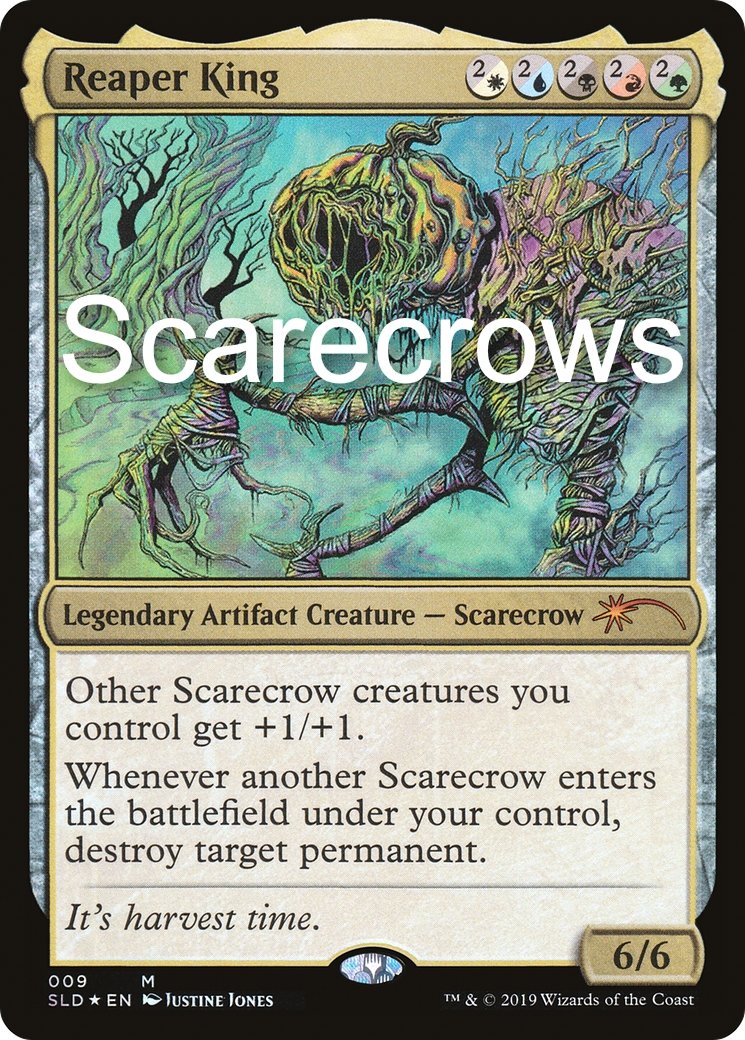 Scarecrows - Reaper King - Commander Deck - SLD Secret Lair Drop Art Scarecrows - Reaper King - Commander Deck - SLD Secret Lair Drop Art
