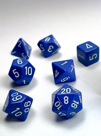 Set of 7 Dice - Polyhedral - Assortment - Crusty Games