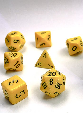 Set of 7 Dice - Polyhedral - Assortment - Crusty Games