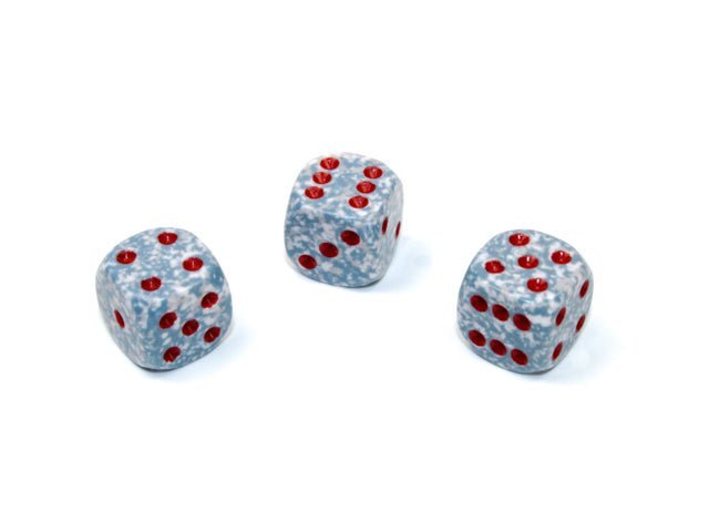 Set of Three Dice - D6 - 12mm - Crusty Games