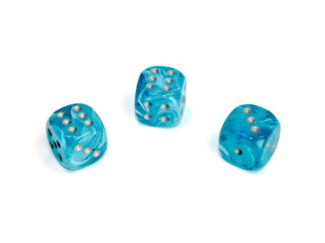 Set of Three Dice - D6 - 12mm - Crusty Games