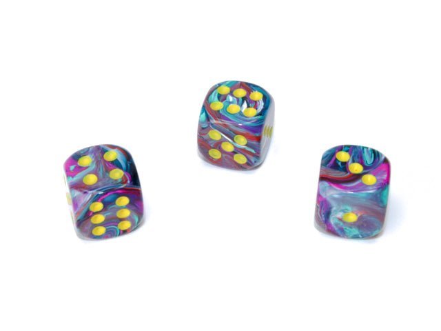 Set of Three Dice - D6 - 12mm - Crusty Games