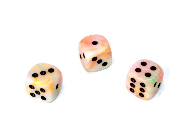 Set of Three Dice - D6 - 12mm - Crusty Games