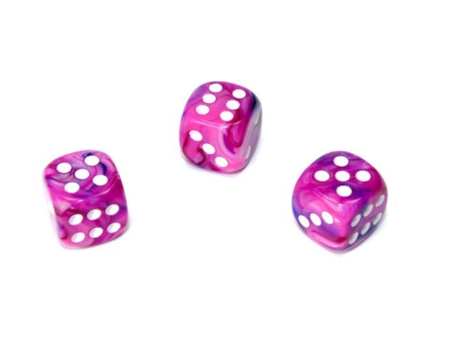 Set of Three Dice - D6 - 12mm - Crusty Games