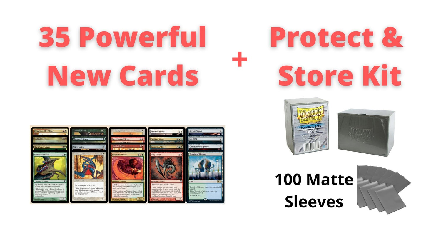 Sliver Upgrade Kit - 5 Color Commander Crusty Games Sliver Upgrade Kit - 5 Color Commander Crusty Games