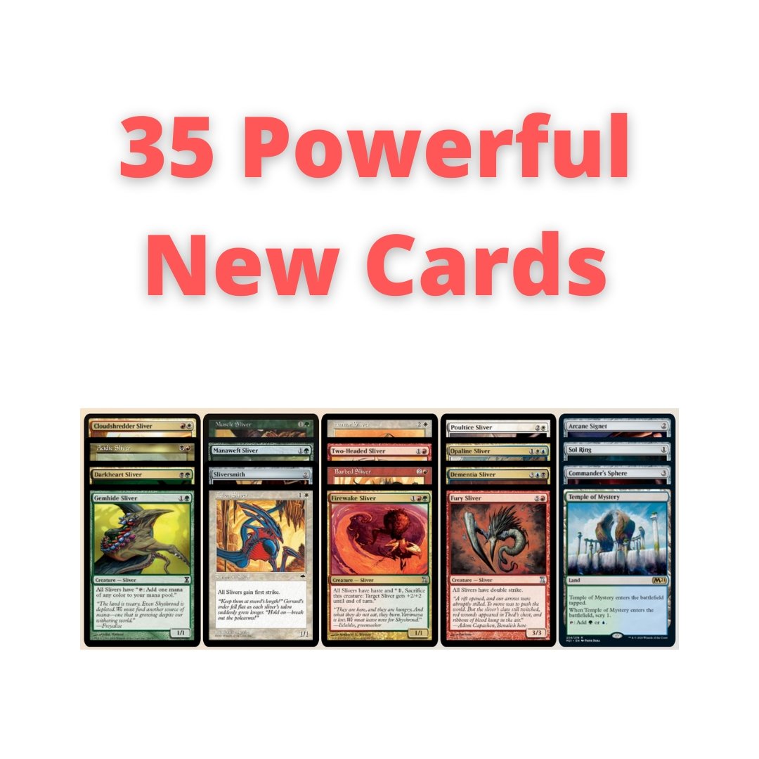 Sliver Upgrade Kit - 5 Color Commander Crusty Games Sliver Upgrade Kit - 5 Color Commander Crusty Games