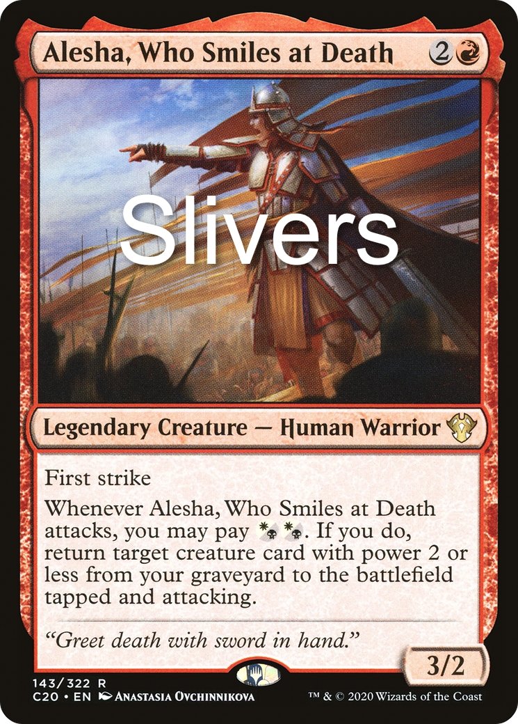 Slivers Tribal - Alesha, Who Smiles at Death - Commander Deck - Crusty Games