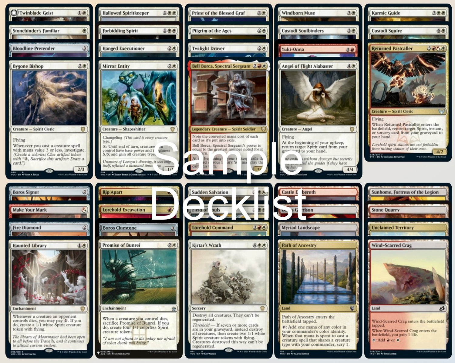 spirit commander deck mtg Spirits - Hofri Ghostforge