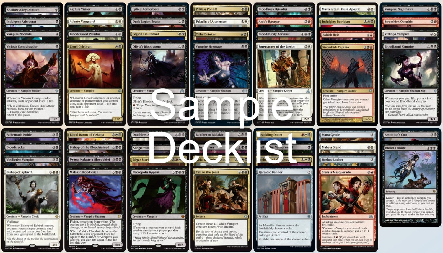 Vampires - Edgar Markov - Commander Deck Crusty Games Vampires - Edgar Markov - Commander Deck Crusty Games