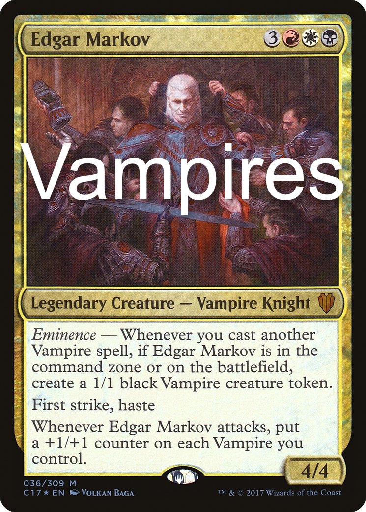 Vampires - Edgar Markov - Commander Deck Vampires - Edgar Markov - Commander Deck