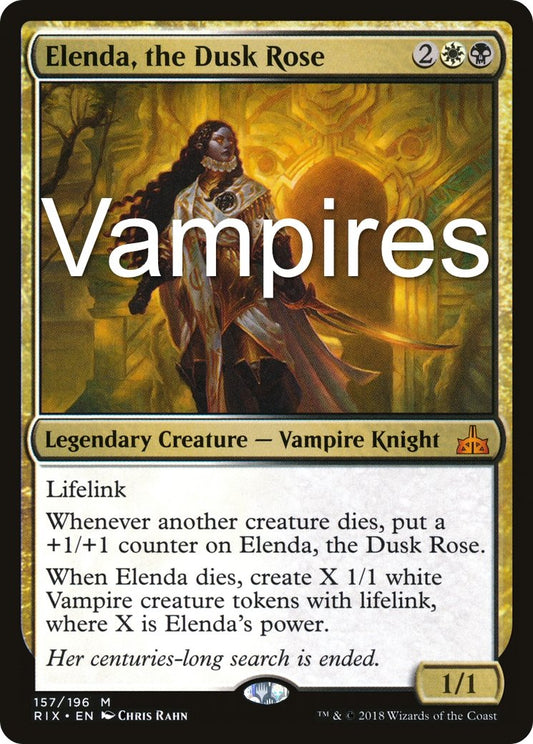 Vampires - Elenda, The Dusk Rose - Commander Deck - Crusty Games