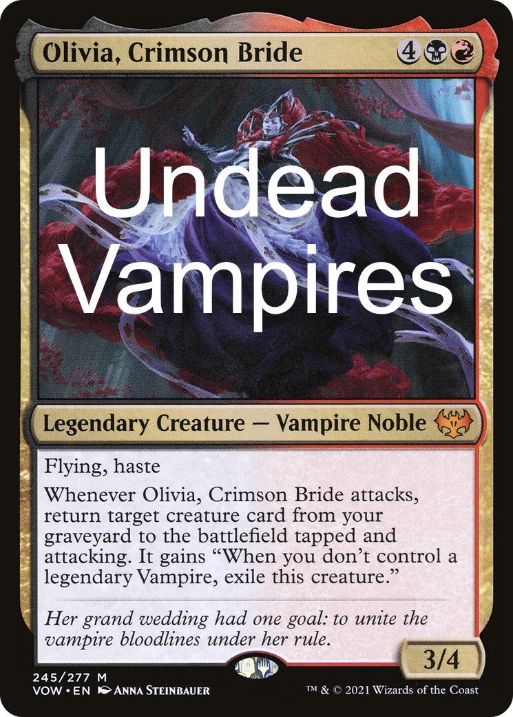 Vampires - Olivia, Crimson Bride - Commander Deck - Pre-sale - Crusty Games
