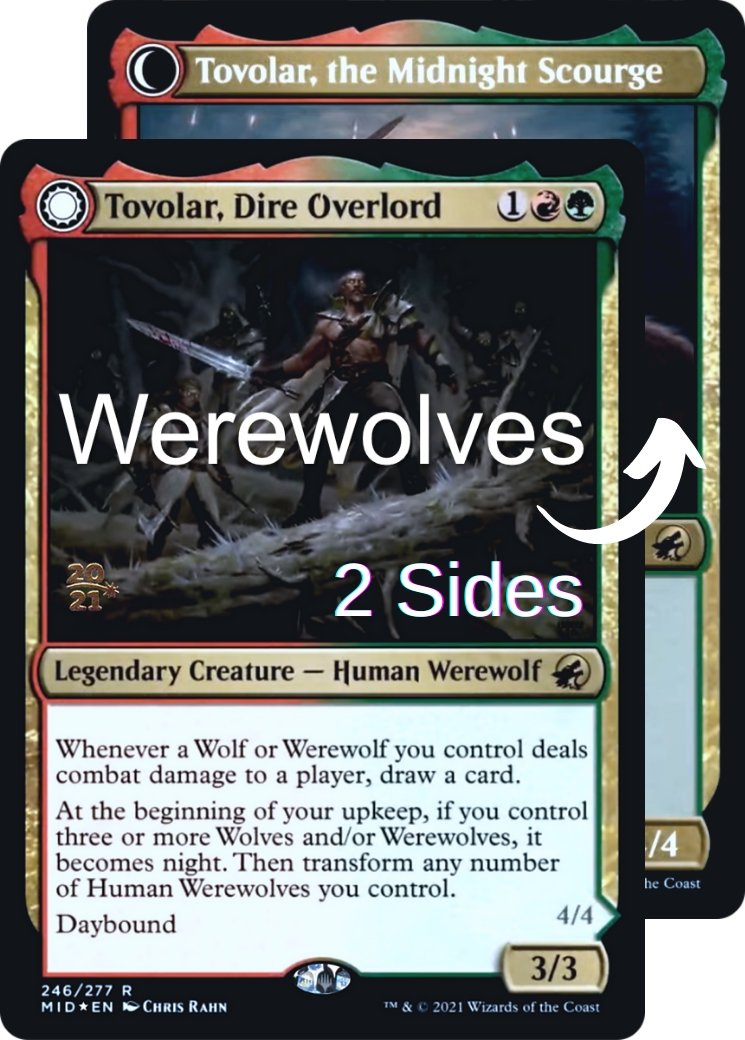 Werewolves - Tovolar, Dire Overlord - Commander Deck Werewolves - Tovolar, Dire Overlord - Commander Deck