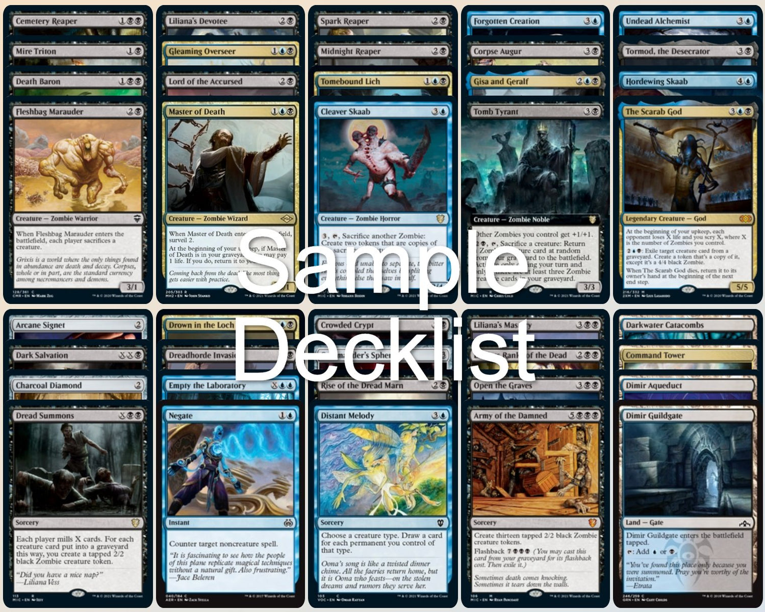 Zombies - The Scarab God - Commander Deck Crusty Games Zombies - The Scarab God - Commander Deck Crusty Games